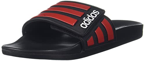 Image of Adidas Men ADILETTE COMFORT ADJ Synthetic Swim Slide FTWWHT /SCARLE /ROYBLU | GTD10