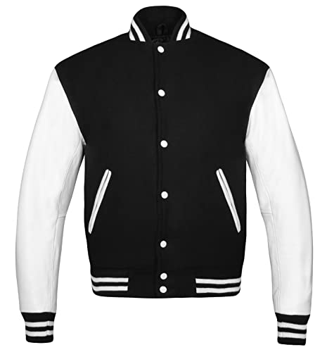 Image of Brutul Bee Original Leather Varsity Letterman Jackets Wool & Leather Original American Style Varsity Jackets