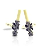 Hochzeit Manschettenknöpfe SJP Cufflinks Lego® Lichtschwert-Manschettenknöpfe Star Wars Krieg der Sterne Hochzeits-/Bräutigam-/Herrengeschenk leuchten im Dunkeln