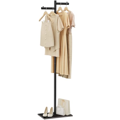 ENUMAIL Metall Freistehend Garderobenständer, Jackenständer...