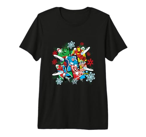 T-Shirt Marvel Super Heroes de qualité premium en coton doux