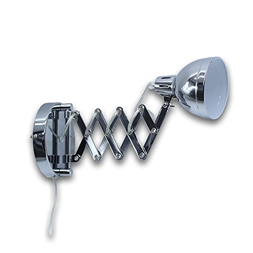 PRENDELUZ Applique extensible Nickel type flexo E14 230V (Flexo extensible)