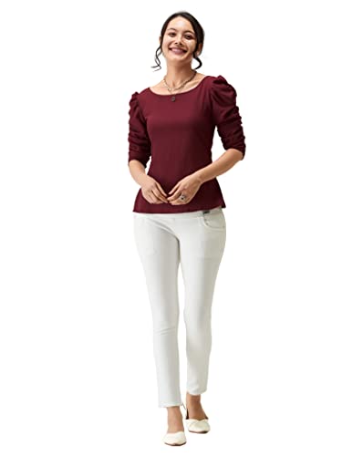 Image of AASK Casual Solid Women Top