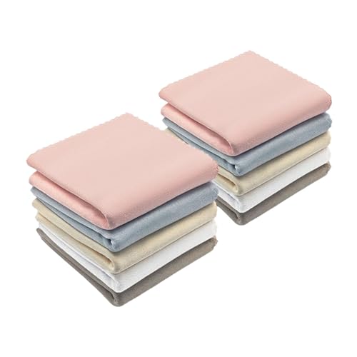 Generic 10 Pack of Cleaning Cloths for Musical Instruments, Soft Towels for Guitars and Electronics