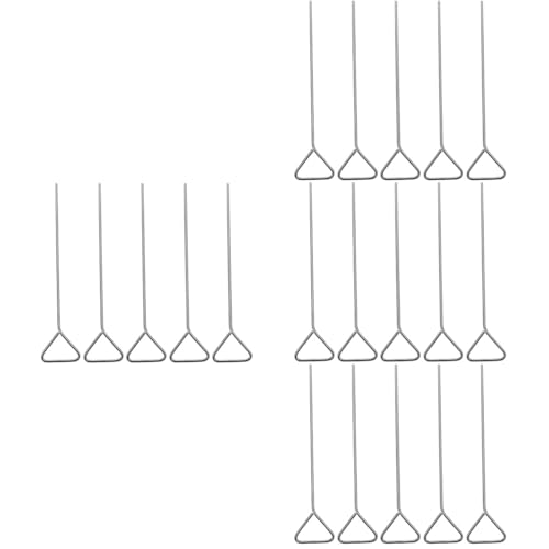 COSMEVIVI 4sets Cell Spreaders Laboratory Accessories Metal Spreader Rod for Lab Use 5pcs*4