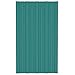 vidaXL Roof Panels 36 pcs Galvanised Steel Green 31.5x17.7