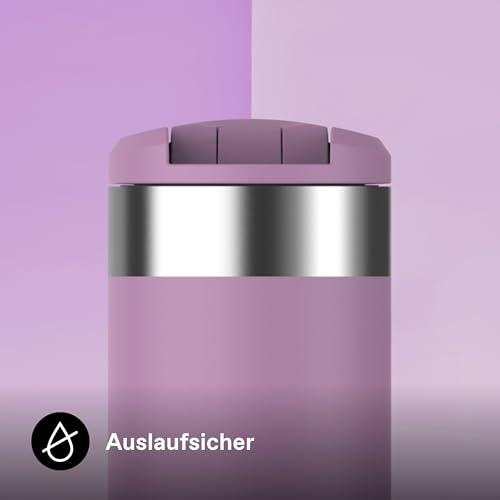 STANLEY 1913 Aerolight Transit Thermobecher 0.35L - Hält 4 Stunden Heiß - Spülmaschinenfest - Kaffeebecher To Go Auslaufsicher - Kompatibel Mit Gängigen Pkw-Getränkehalterungen - Lilac – Bild 5