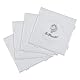La Manuli 4x Bügelperlen Platten, Steckplatten Set, Stiftplatte Quadrat (14.5 x 14,5 cm), für 2,6mm Mini Größe Bügelperlen, Transparent