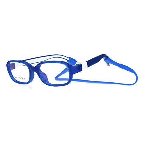 SA106 Children Size Rubber Soft Plastic Detachable Clip Arm Loop Optical Eyeglasses Frame