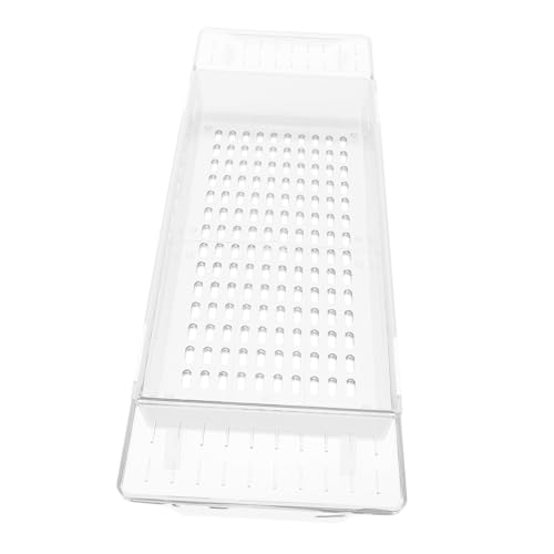 Mikinona Adjustable Bathtub Shelf Expandable Bath Tray for Tub for Snacks Towels and