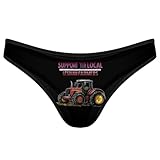 Support Your Local Lesbian Farmers Thongs for Women G String Low Waist Underwear Panties Sexy S