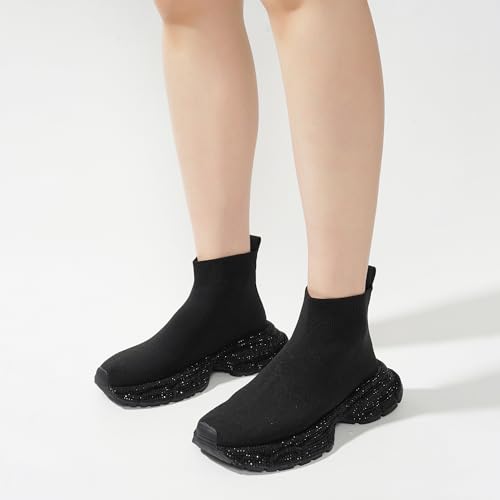 Cape Robbin Lynelle A Women's Sock Sneakers, Slip On Mesh Sock Shoes for Women, Shape Up Walking Shoes, Comfortable Womens Shoes4