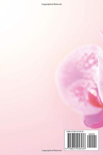 Orchid Notebook: Portable lined Orchid - Travel Journal to write in - 120 pages - 6"x9" - Image 2