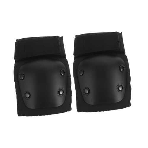 GOOHOCHY 1 Pair Elbow and Wrist Pads for Protective Gear for Skateboarding Roller Skating Cycling and Outdoor Sports Lightweight and Portable Elbow Pads Black