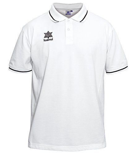 Luanvi Gama Polo, Hombre, Blanco, XL