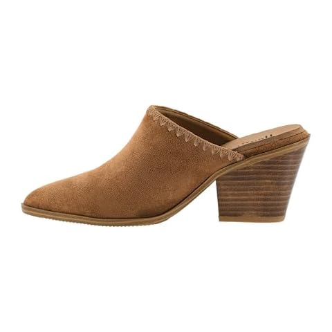 Corkys Footwear Sizzle Tobacco Faux Suede 2.75-Inch Mules Size 9 Cover