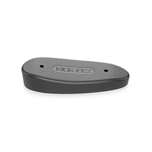 Kick-EEZ Grind to Fit Recoil Pad Modified Trap Black 2" X 5 5/8" X 1 1/8" | Screw-On Backing for Shotgun or Rifle | Butt Stock Pads Shooting Accessories