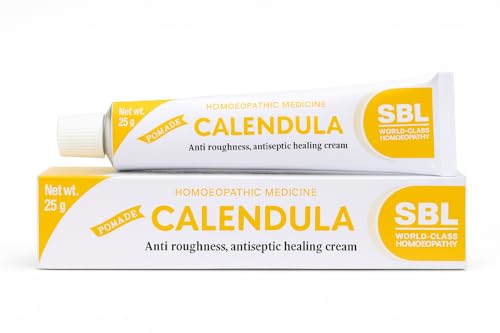 SBL Calendula Cream 25g Natural Calendula Skin Cream for Minor Injuries & Scratches Gentle Moisturising Support for Dry Rough & Sensitive Skin