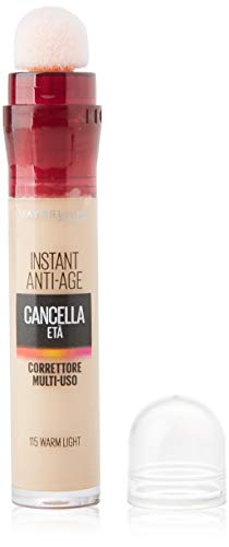 Maybelline New York Correttore Liquido Il Cancella Età, con Bacche di Goji e Haloxyl, Copre Occhiaie e Piccole Rughe, 115 Warm Light, 6,8 ml image 3