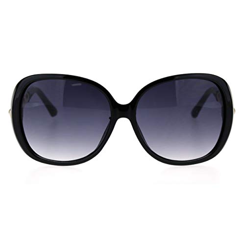 Womens Pearl Jewel Arm Thick Plastic Butterfly Diva Sunglasses2