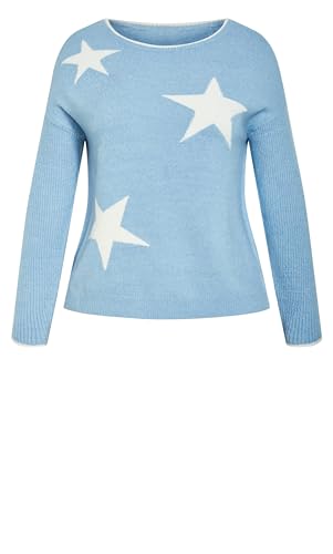 Image of Avenue Women's Plus Size Miley Star Sweater