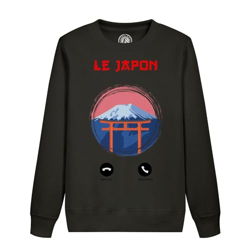 Sweat enfant Japon imprimé Mont Fuji idéal pour l'école et les sorties