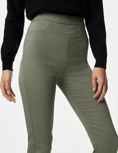 Image of Marks & Spencer Womens Light Wash High Rise Skinny Fit Jegging