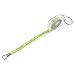 WIN TAPE 80'' 2M Mini Steel Tape Measure Plastic Shell with Keychain Functional Mini Retractable Measuring Tape Keychain (Transparent, Inch/cm)