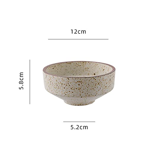 Bol à riz en céramique mate vaisselle de couleur unie pour restaurant - 5