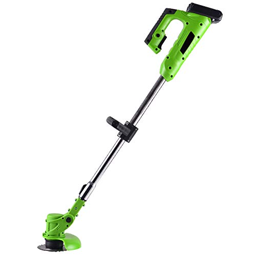 Rasentrimmer, 21V Teleskop Gras Tring Trimmer, 30.1 cm Einstellbare Mähendes Heights, Cordless Leichte Elektro-Rasentrimmer, Für Haushalt