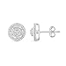 Amazon Essentials Sterling Silver Diamond Round Stud Earrings (1/2 cttw) (previously Amazon Collection)