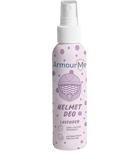 Image of Helmet Deodorizer Spray | Long-Lasting Freshness Upto 7 Days | Nano tech Spray | Eliminates Odor | Perfect for Bikers, Athletes, & Workers (Lavender, 200 ML)