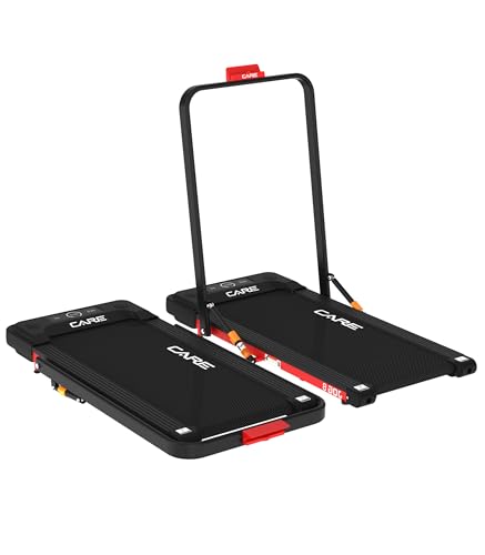 CARE FITNESS - Tapis de Course - Jog 8 - Vitesse Maximale 8 km/h - 4 Fonctions Intégrées Contrôlées avec Télécommande -...
