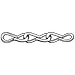 Jack Chain, Single, Brass, Sz 18, 5 Lb, 100Ft