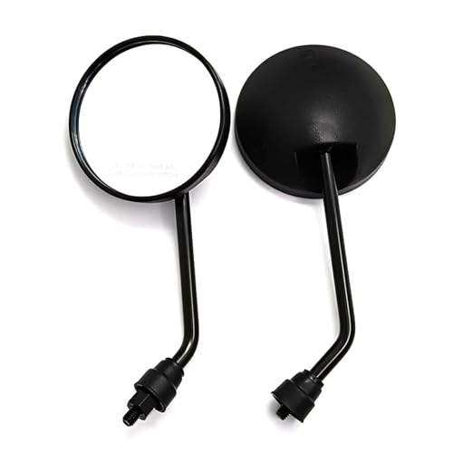Espejo retrovisor universal para motocicleta y accesorios de espejo lateral negro