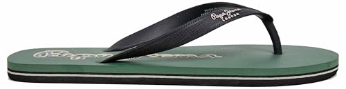 Pepe Jeans Bay Beach Party M   Zapatos para hombre, color verde (verde verano), talla 40