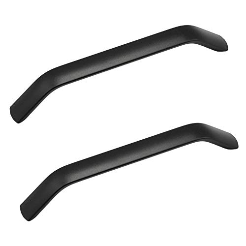 Dreneco 2 Pack Black Cabinet Handles Cupboard Handles Drawer Handles Kitchen Door Handles Bow Shaped Handles (128mm Hole Centres) - Image 2