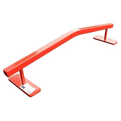 EMA Ramps “A” Frame Rail Professional Fingerboard Rail 100% Solid Steel with a 15 Degree Bend in The Center Great Fingerboard Decks Fingerboard Ramps Great Addition for Fingerboard Parks Cover