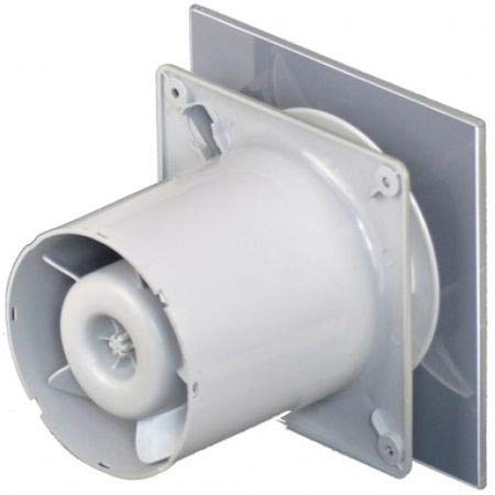 Dèyè view of CATA E-120-G Exhaust Fan showing mounting points and duct connection