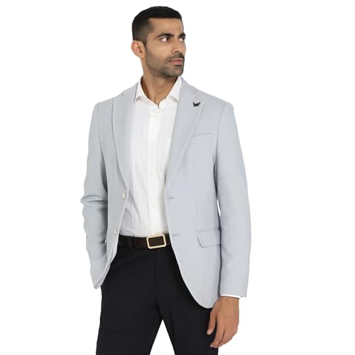 Image of Blackberrys Men's Textured Slim Fit Blazer