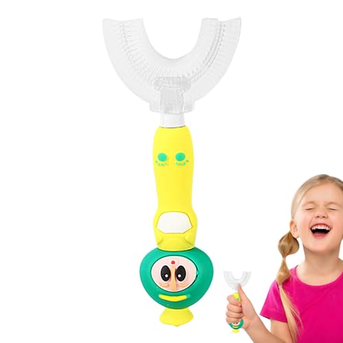 キッズ歯ブラシ - U字型歯ブラシ | U字型ブラシ | U 字型歯ブラシ子供用ソフト毛歯ブラシオールラウンドシリコン歯ブラシソフト毛ヘッド歯ブラシ |歯ブラシ U字型歯ブラシ U字型子供用歯ブラシ 男の子用U字型歯ブラシ 女の子用U字型歯ブラシ 旅行用歯