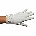 Pearls before Princesses Girls Cuffed Gloves (Ivory, 8-12 years)