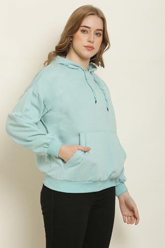 Image of CANIDAE Women's Sweatshirt & Hoodies, Fleece Material Full Sleeves, Women Winter Wear, Hooded Neck Regular Fit Long Sleeve Womens Sweatshirt || Small to 12XL || Plus Sizes ||