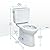 TOTO Drake Two-Piece Elongated 1.28 GPF TORNADO FLUSH Toilet with CEFIONTECT, Colonial White - CST776CEG#11