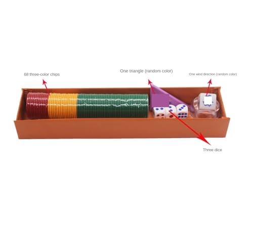 Set completo Mahjong con custodia da trasporto per riunioni di famiglia e feste