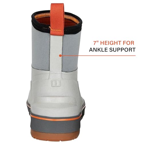 Image of Simms Men's Challenger 7 inch Boot, Pull On Fishing Footwear, 13, Cinder