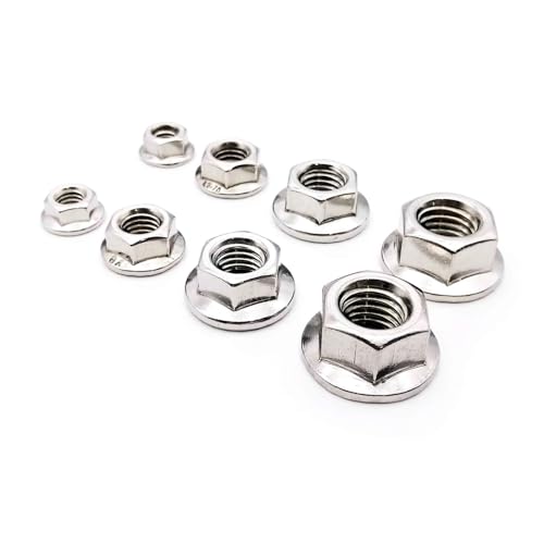 M3 M4 M5 M6 M8 M10 M12 XeX| [g˂ ZpZp  XsbN tWibg bNibg DIN6923(10pcs M8)