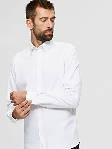 SELECTED HOMME SLHSLIMOLIVER-Knit Flex Shirt LS B