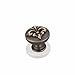 Antique Brass 1 9/16 in Fleur-de-Lis Knob (HR218ABSB)