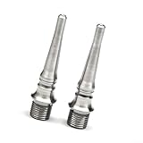 Husillos de pedal de bicicleta ultraligeros de perfil delgado de aleación de Ti TC4 GR5 diseñados para reducir el peso en paseos (XT540)